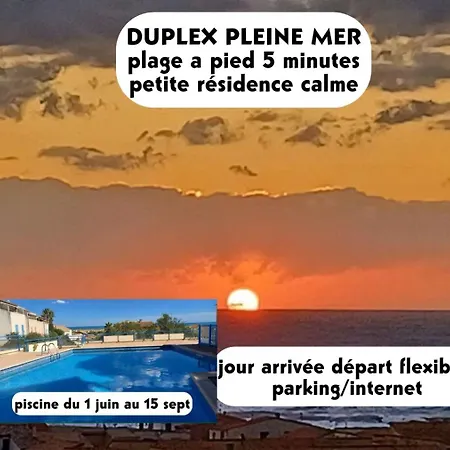 Duplex Pleine Vue Piscine A Pied 5 Minutes Internet Parking Lejlighed *
